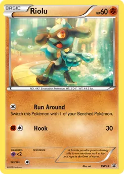 BW Black Star Promos Riolu Pokémon card